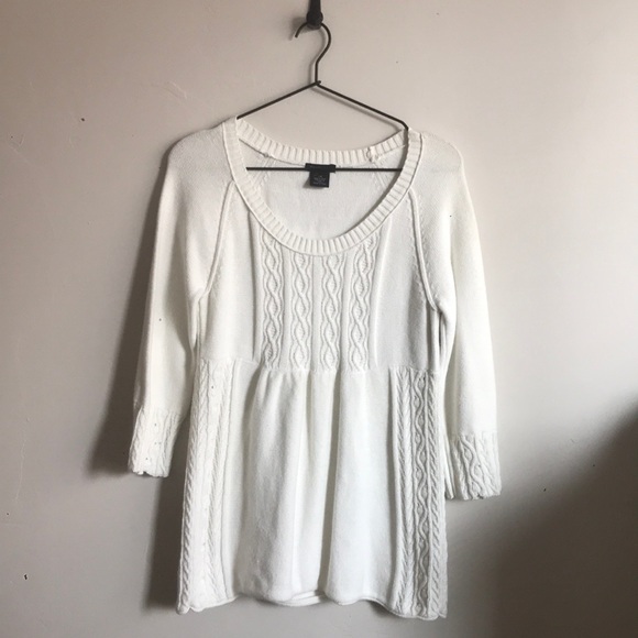 Calvin Klein Jeans Sweaters - Calvin Klein Jeans Knit Tunic Sweater in cream, L